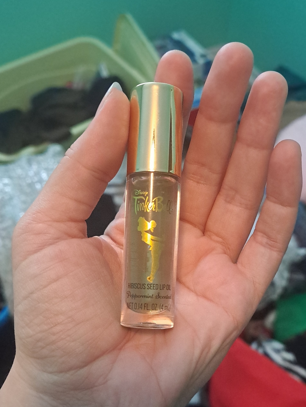 2/16🎈 Tinkerbell Hibiscus Seed Lip Oil- Peppermint